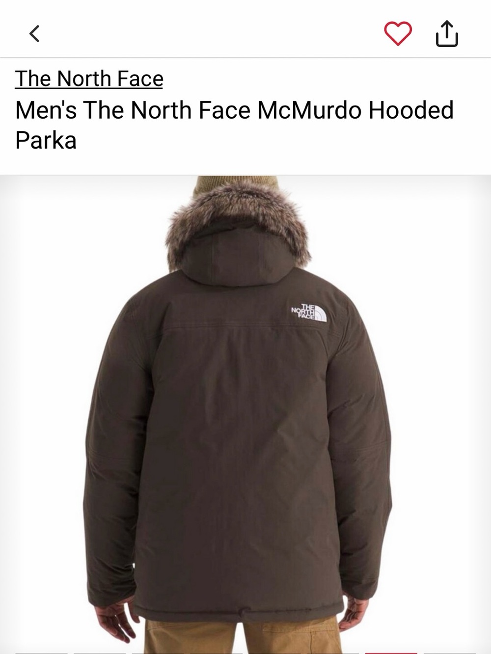The North Face Smokey Brown McMurdo Hooded Parka - Picture 7 of 8